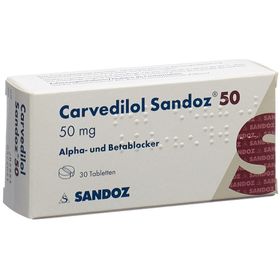 CARVEDILOL Sandoz Tabl 50 mg SDO