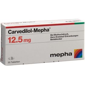 CARVEDILOL Mepha Tabl 12.5 mg SDO