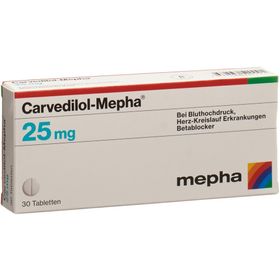 CARVEDILOL Mepha Tabl 25 mg SDO