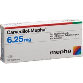 CARVEDILOL Mepha Tabl 6.25 mg SDO