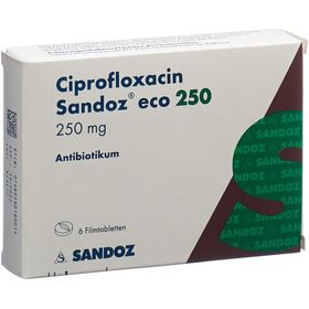 CIPROFLOXACIN Sandoz eco Filmtabl 250 mg SDO