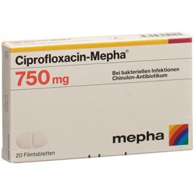 CIPROFLOXACIN Mepha Filmtabl 750 mg SDO