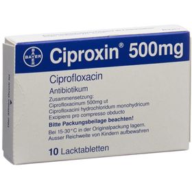 CIPROXIN Filmtabl 500 mg SDO