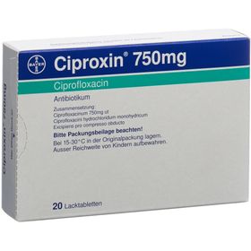 CIPROXIN Filmtabl 750 mg SDO
