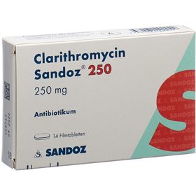 CLARITHROMYCIN Sandoz Filmtabl 250 mg SDO