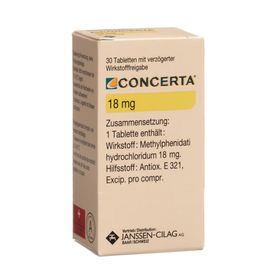 CONCERTA Ret Tabl 18 mg SDO