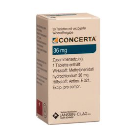 CONCERTA Ret Tabl 36 mg SDO