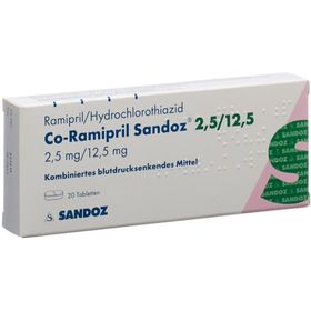 CO-RAMIPRIL Sandoz Tabl 2.5/12.5 SDO
