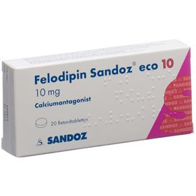 FELODIPIN Sandoz eco Ret Tabl 10 mg SDO