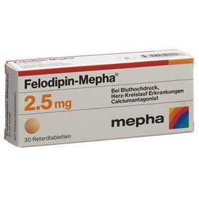 FELODIPIN Mepha Ret Tabl 2.5 mg SDO