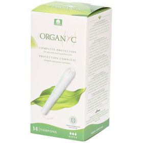 ORGANYC Tampons Super mit Applikator 14 Stk