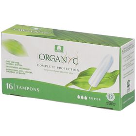 ORGANYC Tampons Super ohne Applikator