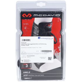 MCDAVID Orthèse de cheville de protection maximale A101 Taille S - Noir (Pointure 40-42,5)