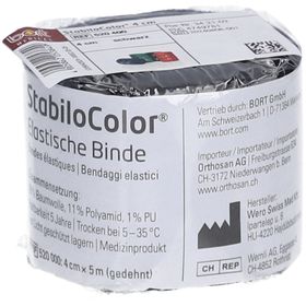 BORT StabiloColor® Binde 4 cm schwarz