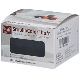BORT StabiloColor® haft Binde 4 cm schwarz
