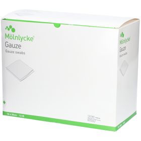 MÖLNLYCKE® Gauze Compresses de gaze 10x20cm 12 plis stériles