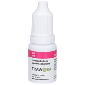 TRAWOSA Colorant alimentaire rose