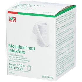 L&R Mollelast® Haft Bande de fixation cohésive 10 cm x 20 m