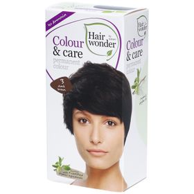 Hairwonder Coloration Permanente Color & Care Brun Foncé 3
