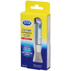 SCHOLL 2 en 1 Lime et solution liquide pour mycoses