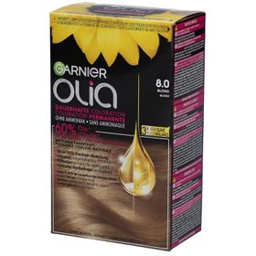 GARNIER Olia Coloration permanente 8.0 Blond Clair