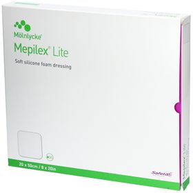 MEPILEX Lite Absorptionsverb 20x50cm Silik 4 Stk