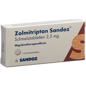 ZOLMITRIPTAN Sandoz Schmelztabl 2.5 mg SDO