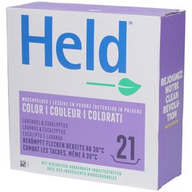 HELD Lessive Poudre Couleur Lavande & Eucalyptus