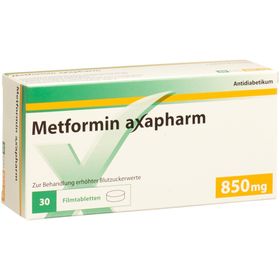 METFORMIN Axapharm Filmtabl 850 mg SDO