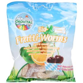 ÖKOVITAL Frutti-Worms ohne Gelatine 80 g