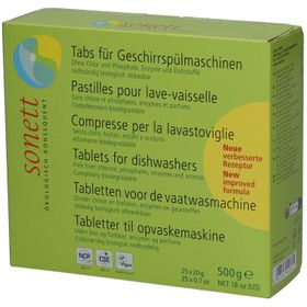 Sonett Geschirrspültabs Chlor- und parfümfrei