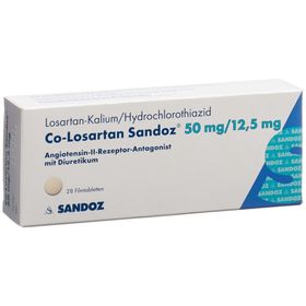 CO-LOSARTAN Sandoz Filmtabl 50/12.5mg SDO