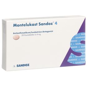 MONTELUKAST Sandoz Kautabl 4 mg SDO