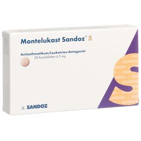 MONTELUKAST Sandoz Kautabl 5 mg SDO