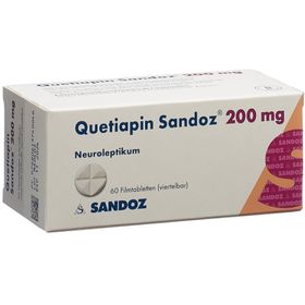 QUETIAPIN Sandoz Filmtabl 200 mg SDO