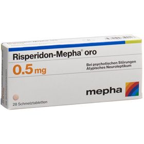 RISPERIDON Mepha oro Schmelztabl 0.5 mg SDO