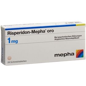 RISPERIDON Mepha oro Schmelztabl 1 mg SDO