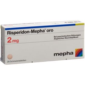 RISPERIDON Mepha oro Schmelztabl 2 mg SDO
