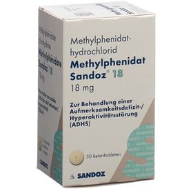 METHYLPHENIDAT Sandoz Ret Tabl 18 mg SDO