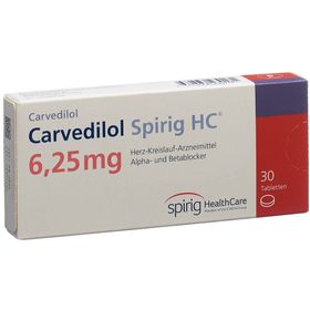 CARVEDILOL Spirig HC Tabl 6.25 mg SDO