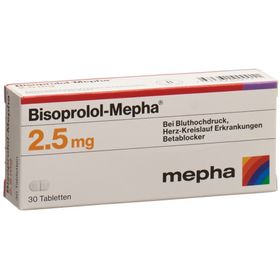 BISOPROLOL Mepha Tabl 2.5 mg SDO