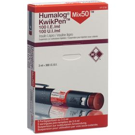 HUMALOG Mix 50 KwikPen 100 IE/ml SDO