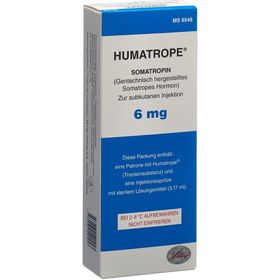 HUMATROPE Trockensub 6 mg c Solv SDO
