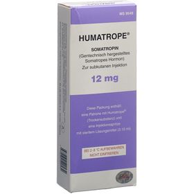 HUMATROPE Trockensub 12 mg c Solv SDO