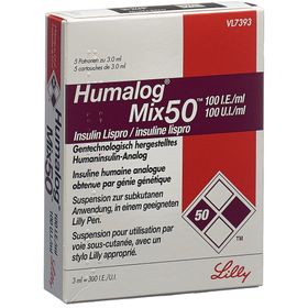 HUMALOG Mix 50 Inj Susp 100 IE/ml f Pen SDO