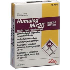 HUMALOG Mix 25 Inj Susp 100 IE/ml f Pen SDO
