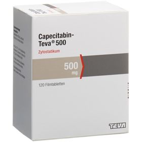 CAPECITABIN Teva Filmtabl 500 mg SDO