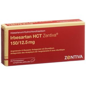 IRBESARTAN HCT Zentiva Filmtabl 150/12.5mg SDO
