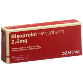 BISOPROLOL Helvepharm Tabl 2.5 mg SDO