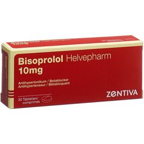 BISOPROLOL Helvepharm Tabl 10 mg SDO